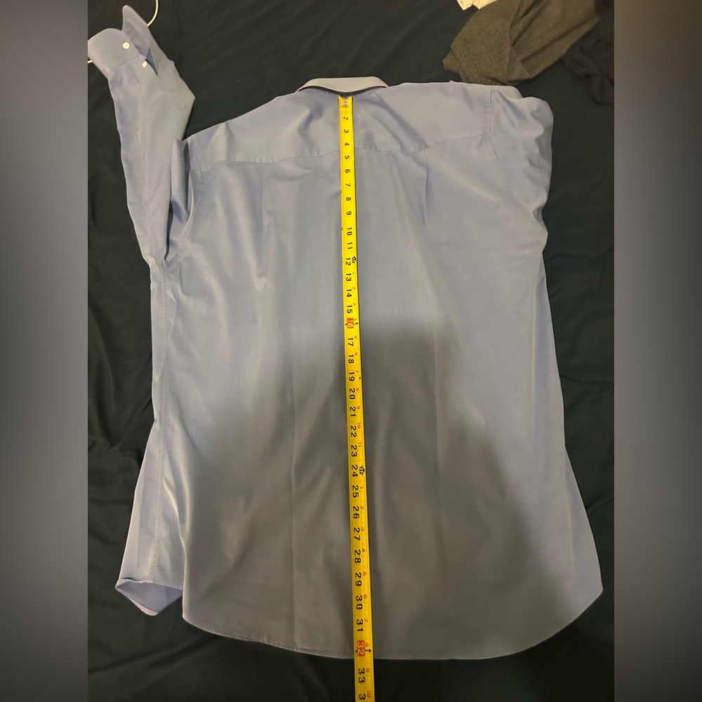 Ermenegildo Zegna French Blue Dress Shirt Men’s 16 41 Neiman Marcus Business - Picture 10 of 13